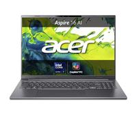 Acer Aspire 16 AI I PC Portable 16" OLED I Copilot+ PC I Intel Core Ultra 7 (IA) I 16 Go RAM I 1To SSD I Intel Arc Graphics I Windows 11 I Gris I Clavier FR AZERTY I sans Adaptateur I A16-52M-762Z