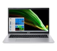 Acer Aspire 3 A317-53-39ET Ordinateur Portable 17,3'' FHD, PC Portable (Intel Core i3-1115G4, RAM 8 Go, SSD 512 Go, Intel UHD Graphics, Windows 11) - Clavier AZERTY (Français), Laptop Gris
