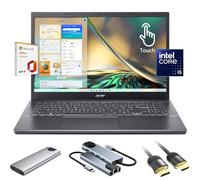 acer Aspire 5 Ordinateur portable 15,6" FHD IPS écran tactile PC pour étudiants et entreprises, Intel Core i5-13420H, 8 Go de RAM LPDDR5, 1 To SSD, webcam, Wi-Fi 6, HDMI, avec accessoire, avec
