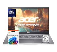 acer Aspire Premium Ordinateur portable FHD 15,6" | Intel Core i7-1255U jusqu'à 4,7 GHz | 32 Go de RAM - SSD PCIe de 2 To | Clavier rétroéclairé | Wi-Fi 6 | Iris Xe Graphics | Webcam | Élégant et