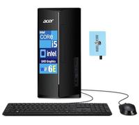 acer Aspire TC-1785-UA92 Ordinateur de bureau professionnel (Intel i5-14400, 8 Go DDR5, SSD PCIe NVMe 1 To, Intel UHD, bloc d'alimentation 300 W, WiFi 6E, Bluetooth 5.3, RJ-45, 2 HDMI, Win 11 Home