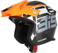 Acerbis Aria Graphic, casque ouvert L Mat Noir/Orange/Blanc/Gris Mat Noir/Orange/Blanc/Gris