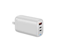 Acer Chargeur Secteur Universel GaN Tech 65W 19V Blanc - 2x USB Type-C & 1x USB 3.2 Gen 1 Type-A - EU/UK Plugs - Dimensions 45.4x31mm