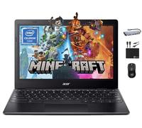 Acer Chromebook 2024 311 Ordinateur portable étudiant Business, processeur Intel N4500 double cœur, écran HD de 11,6'', 4 Go de RAM, 192 Go (64 Go eMMC + carte 128 Go), webcam WiFi, longue batterie