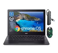 Acer Chromebook 311 Ordinateur Portable pour étudiants en Affaires, Intel Celeron N4500, écran HD de 11,6", 4 Go de RAM, 64 Go eMMC, Wifi5, Bluetooth, Webcam, Souris, Chrome OS