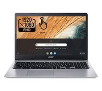 Acer Chromebook 315 2022 15,6 pouces Full HD 1080p IPS écran tactile PC, processeur Intel Celeron N4020 double cœur, 4 Go DDR4 RAM, 64 Go eMMC, webcam, WiFi, durée 12 heures