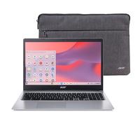 Acer Chromebook 315 CB315-3H-C19A Ordinateur portable Intel Celeron N4000 15.6 HD (1366 x 768) Écran | 4 Go LPDDR4 | 64 Go eMMC | Intel Wireless 802.11ac Gigabit Wi-Fi | Chrome OS | Housse | Argent