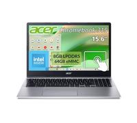 acer Chromebook 315 CB315-5HT-C66N 15,6" Écran Tactile Chromebook Full HD 60 Hz Intel N-Series N100-8 Go Mémoire Flash 64 Go Clavier Anglais (US) Argent