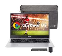 acer Chromebook 315 Ordinateur portable FHD 15,6", Intel Celeron N4500, 4 Go de RAM LPDDR4, 224 Go de stockage (64 Go eMMC + station d'accueil 160 Go), carte graphique UHD, clavier pleine taille