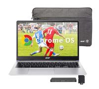Acer Chromebook 315 Ordinateur portable FHD 15,6", Intel Celeron N4500, 4 Go de RAM LPDDR4, 224 Go de stockage (64 Go eMMC + station d'accueil 160 Go), pavé numérique, webcam HD, longue durée de vie