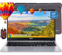 acer Chromebook 315 Ordinateur portable pour étudiant, écran HD de 15,6", Intel Celeron N4020 (jusqu'à 2,8 GHz), 4 Go de RAM, 64 Go eMMC, carte graphique Intel UHD, autonomie de la batterie 12,5 h,