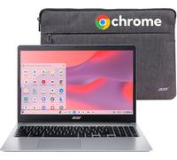 acer Chromebook 315 Ordinateur portable pour étudiants et entreprises - Écran HD de 15,6 po, processeur Intel Celeron Dual-Core, 4 Go de RAM, ordinateur portable eMMC 64 Go, autonomie jusqu'à 12,5