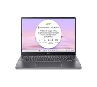 Acer Chromebook Plus 514 I 14" WUXGA | Core 3 | 8Go | 128Go | ChromeOS | 14" IPS WUXGA | Intel Core 3 N355 | 8Go RAM | 128Go eMMC | Clavier FR AZERTY | ChromeOS | Alimentation incluse