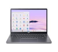 Acer Chromebook Plus 514 Laptop - 14" WUXGA 1920 x 1200 IPS Display | AMD Ryzen 3 7320U | 8GB LPDDR5X | 128GB SSD | Wi-Fi 6E | FHD Facial Auto Exposure Camera | Chrome OS | Steel Gray | CB514-3H-R6G5