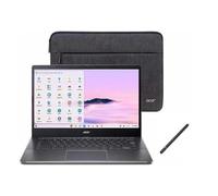 acer Chromebook Plus Ordinateur portable à écran tactile 14" | Intel Core i3-N305 | Intel UHD Graphics | Wi-Fi | Bluetooth | RAM 8 Go DDR5 | SSD 512 Go | Chrome OS | Ensemble avec stylet, gris