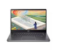 acer Chromebook Plus, ordinateur portable à écran tactile FHD 14" (1920 x 1080), Intel i3-N305, 8 Go de RAM LPDDR5, SSD PCIe 512 Go, webcam, Chrome OS, gris, housse de protection incluse, carte SD TWE