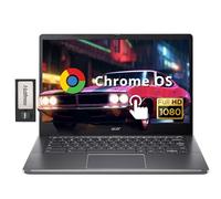 acer Chromebook Plus Ordinateur portable à écran tactile FHD de 14 po, processeur Intel i3-N305, 8 Go de RAM LPDDR5, 672 Go de stockage (SSD 512 Go + station d'accueil 160 Go), carte graphique Intel