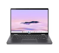 Acer Chromebook Plus Spin 714 CP714-1HN - Conception inclinable - Intel Core Ultra 7 - 155U / jusqu'à 4.8 GHz - Chrome OS - Intel Graphics - 16 Go RAM - 512 Go SSD - 14" IPS écran tactile 1920 x 1200 - Wi-Fi 6E - gris acier - clavier : Français Gris acier