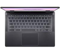 Acer Chromebook Plus Spin 714/CP714-1HN/U5-115U/14"/WUXGA/T/8GB/256GB SSD/Iris Xe/Chrome/Gris/2R