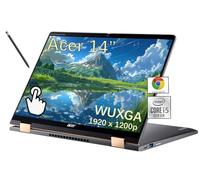 acer Chromebook Spin 714 Ordinateur portable à écran tactile, 14 po WUXGA (1920 x 1200), 13e génération Intel 10-core i5-1335U, 8 Go de RAM, 256 Go SSD, clavier rétroéclairé, Thunderbolt 4, Chrome OS,