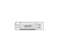 Acer Clé USB UT300 128 Go USB 3.2 Gen1, jusqu'à 150 Mo/s, avec Double Port Type-A & Type-C Flash Drive pour PC/Ordinateur Portable/MacBook/Smartphone