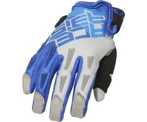 Acer E MX X-K Gants de moto pour enfants, gris-bleu, taille M pour des gamins