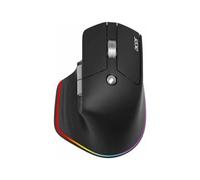 Acer Easy Fit - Souris - ergonomique - DEL optique - 6 boutons - sans fil - 2.4 GHz, Bluetooth 5.0 - récepteur sans fil USB - noir