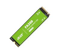 acer FA200 SSD PCIe 4.0 NVMe 2 to - Vitesse de Lecture jusqu'à 7200 Mo/s Disque Interne Gen4x4 M.2 2280 avec HMB et Cache SLC - SSD pour PC Portable/Bureau et Gaming (Compatible PS5)