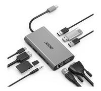 Acer HP.DSCAB.002 station d'accueil USB 3.2 Gen 1 (3.1 Gen 1) Type-C Argent