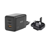 Acer HP.DSCAB.019 Chargeur Mural GaN 100 W 2X USB-C 1X USB-A Power Delivery 3.0 pour Tablette, Téléphone, Portable