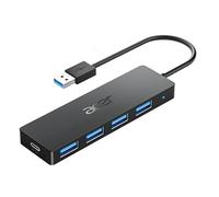 acer Hub USB 3.0 avec 4 Ports USB 3.0, Adaptateur Multiport USB pour PC, MacBook Air, Mac Pro/Mini, iMac, Surface Pro, XPS, PS4, Disque Dur Mobile, clés USB et Plus (21cm)