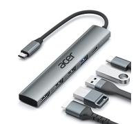 acer Hub USB C 5-en-1, Adaptateur USB C vers HDMI 4K avec PD 100W