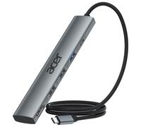 acer Hub USB C, 5-en-1 Adaptateur USB C vers HDMI 4K avec PD 100W, Adaptateur USB C Multiport Hub avec USB 5Gbps Compatible avec iPhone 17 Plus Pro Max MacBook Pro/Air,iPad Pro,Galaxy S26 etc.