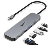 Acer Hub USB C HDMI 4K@60Hz 5 en 1,Adaptateur USB-C vers HDMI
