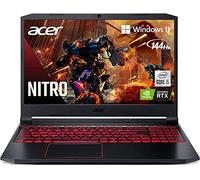 Acer Nitro 5 AN515-55-53E5 Ordinateur portable de jeu | Intel Core i5-10300H | NVIDIA GeForce RTX 3050 | Killer Ethernet E2600 WiFi 6 | Clavier rétroéclairé par webcam | USB Type-C HDMI, 8 Go de