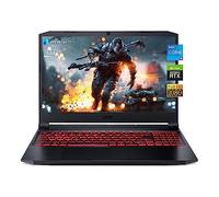 Acer Nitro 5, écran FHD IPS 144 Hz, 11e génération, processeur Core i5-11400H, NVIDIA GeForce RTX 3050Ti, 16 Go DDR4, SSD PCIe 512 Go, USB-C, HDMI, RJ45, WiFi 6, clavier rétroéclairé, Windows 11 Home,