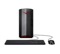 Acer Nitro 50 N50-640-UR13 Ordinateur de bureau de jeu | Processeur Intel Core i5-12400F 6 cœurs 12e génération | NVIDIA GeForce RTX 3050 | 16 Go 3200 MHz DDR4 | SSD 512 Go | Disque dur 1 To | Intel