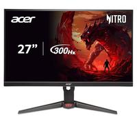 acer Nitro Écran de jeu WqHD 27" 2560 x 1440 IPS pour PC, Amd Freesync Premium, 300 Hz, jusqu'à 0,5 ms, 99 % Srgb, Displayhdr 400, Ergostand, VESA Mount, 1 x Dp 1.4 E 2 x HDMI 2.1, Xv27 22 U F 3 Bmi