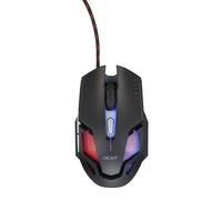 Acer Nitro Gaming Mouse III Souris de Jeu Optique 6D avec taux d'interrogation élevé de 125 MHz | 7 lumières colorées avec Logo et Motif LED | 6 décalages DPI en Option (800-7200) | 6 Boutons
