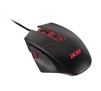 Acer Nitro Gaming Mouse, Souris Gaming Jusqu’à 4200 DPI, 4 Niveaux DPI, 8 Boutons Fonctionnels, Éclairage LED, Poids 20 g (4x5 g), Souris USB, Noir/Rouge