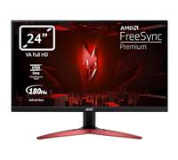 Acer Nitro KG241YS3biipf - Écran PC Gaming 24" Full HD, 180Hz (1920x1080, 16:9, FreeSync, 1ms VRB, 250 Nits, Comfyview, BluelightShield, 2xHDMI 2.0/1xDP 1.2) Moniteur PC Inclinable, Couleur Noir