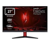 Acer Nitro KG272S3bmiipfx - Écran PC Gaming 27" Full HD, 180 Hz (1920x1080, 16:9, FreeSync, 1ms VRB, 250 Nits, Comfyview, BlueLightShield Pro 2xHDMI 2.0/1xDP 1.2) Moniteur PC Inclinable, Couleur Noir