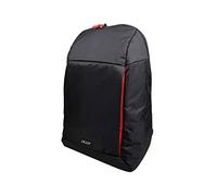 Acer Nitro Sac À Dos, Sac à Dos PC, Sac À Dos Pour Ordinateur Portable 15.6", Sac à Dos de Voyage, Avec Poche Frontale, Matériel Polyester, Léger, 400 gr, Noir/Rouge