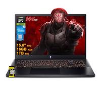 acer Nitro V 15 Ordinateur portable de jeu 15,6" FHD IPS 165 Hz Intel 8 cœurs i5-13420H 16 Go DDR4 1 To SSD GeForce RTX 5050 GDDR7 DLSS4 (jusqu'à 440 AI Tops) Rétroéclairé Thunderbolt WiFi6 Win11Pro