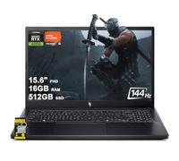 acer Nitro V 15 Ordinateur portable de jeu 15,6 po FHD IPS 144 Hz AMD 6 cœurs Ryzen 5 7535HS 16 Go de RAM 512 Go SSD GeForce RTX 4050 rétroéclairé Type-C Win11 ICP Hub