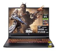 acer Nitro V 16 AI Ordinateur portable de jeu 16" WUXGA IPS 180 Hz AMD 6 cœurs Ryzen 5 240 16 Go DDR5 512 Go SSD GeForce RTX 5050 (jusqu'à 421 AI Tops) rétroéclairé Wi-Fi6E Type-C Win11 avec
