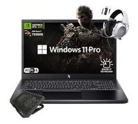 acer Nitro V Ordinateur portable de jeu 15,6", AMD Ryzen 5 7535HS Hexa-Core, NVIDIA GeForce RTX 4050, 144 Hz FHD IPS, 8 Go de RAM, 512 Go SSD, WiFi 6, clavier rétroéclairé, avec coussinet de