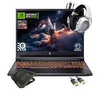 acer Nitro V Ordinateur portable de jeu WUXGA 16", AMD Ryzen 7 260 8 cœurs, NVIDIA GeForce RTX 5050, WUXGA 180 Hz IPS, 32 Go de RAM, 2 To SSD, WiFi 6, clavier rétroéclairé, avec câble HDMI Mytrix