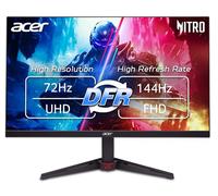 Acer Nitro VG270K L1bmiipx Écran de Jeu IPS 27" 4K UHD 3840 x 2160 | AMD FreeSync | Fréquence de rafraîchissement jusqu'à 72 Hz avec DFR à FHD 144 Hz | Jusqu'à 0,5 ms | 1 Port d'affichage 1.4