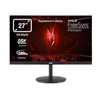 Acer Nitro XV271UM3bmiiprfx - Écran PC Gaming 27" QHD, 180Hz (2560x1440, 16:9, FreeSync, 1ms, 250 Nits, Comfyview, BlueLightShield, 2xHDMI 2.0/1xDP 1.2) Moniteur PC Inclinable, Couleur Noire